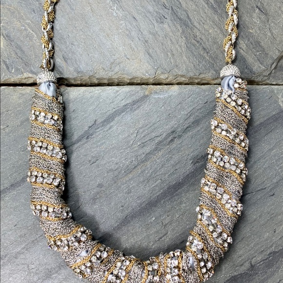 Allen Schwartz/ Ncklace/ Elegnt/Chain/Sparkle/F4-4 - Picture 1 of 7